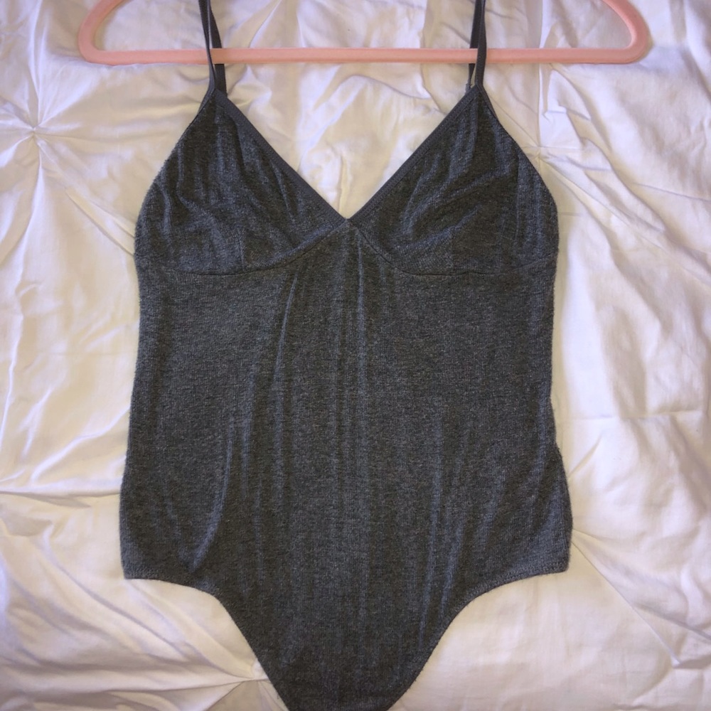 Grey Express Bodysuit, Size M